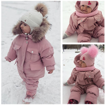 Baby Winter Snowsuit Set - Jacket & Pants