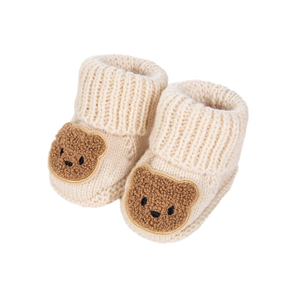 Baby Bear Booties Knit Socks