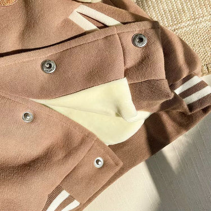 Baby & Toddler Bear Varsity Baseball Jacket