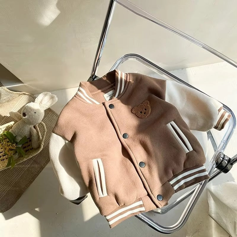 Baby & Toddler Bear Varsity Baseball Jacket