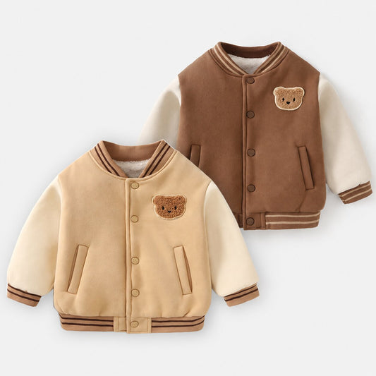 Baby & Toddler Bear Varsity Baseball Jacket