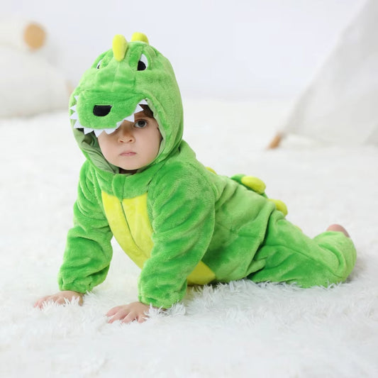 Baby & Toddler Dinosaur Fleece Onesie Romper