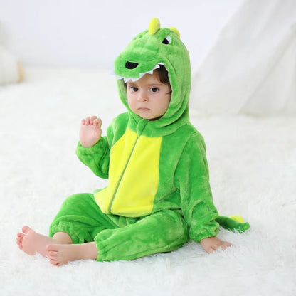 Baby & Toddler Dinosaur Fleece Onesie Romper