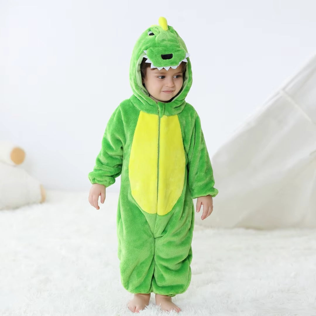 Baby & Toddler Dinosaur Fleece Onesie Romper
