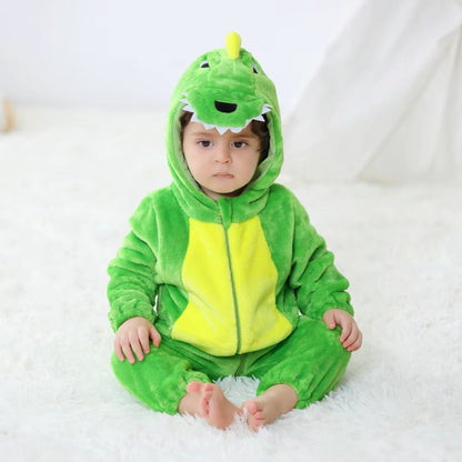 Baby & Toddler Dinosaur Fleece Onesie Romper