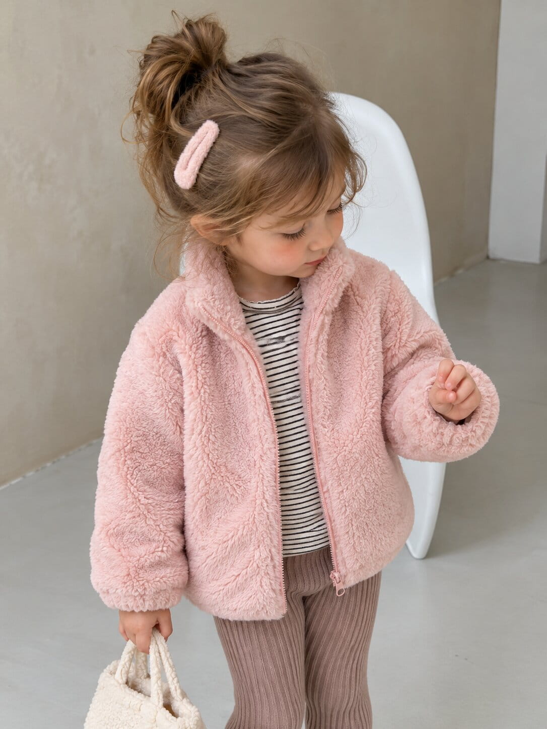Baby & Toddler Plush Fleece Jacket