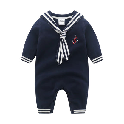 Baby & Toddler Sailor Knit Romper