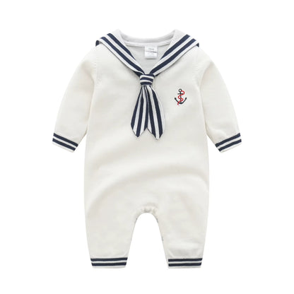 Baby & Toddler Sailor Knit Romper