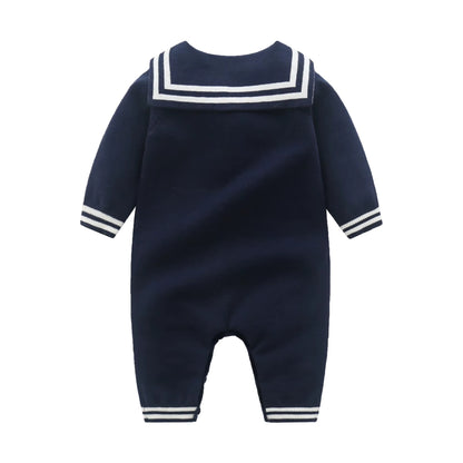 Baby & Toddler Sailor Knit Romper