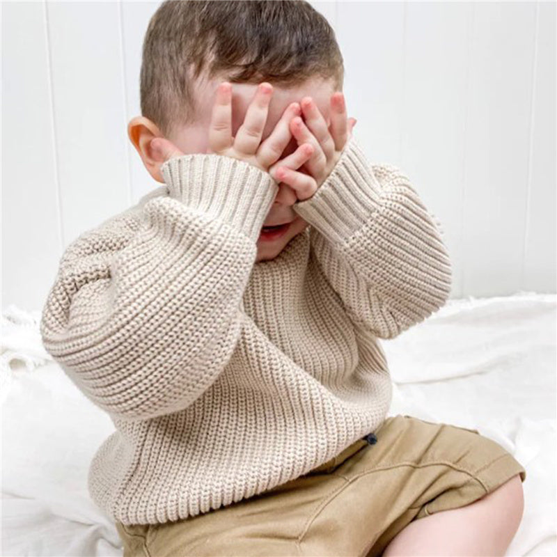 Baby & Toddler Soft Knit Pullover Sweater