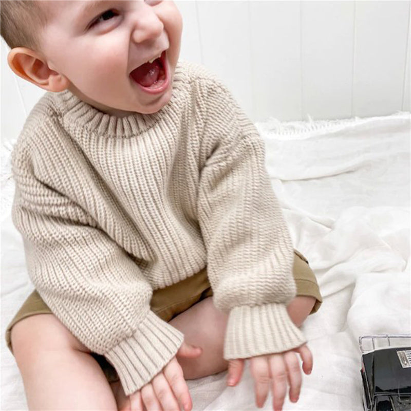 Baby & Toddler Soft Knit Pullover Sweater