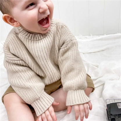 Baby & Toddler Soft Knit Pullover Sweater
