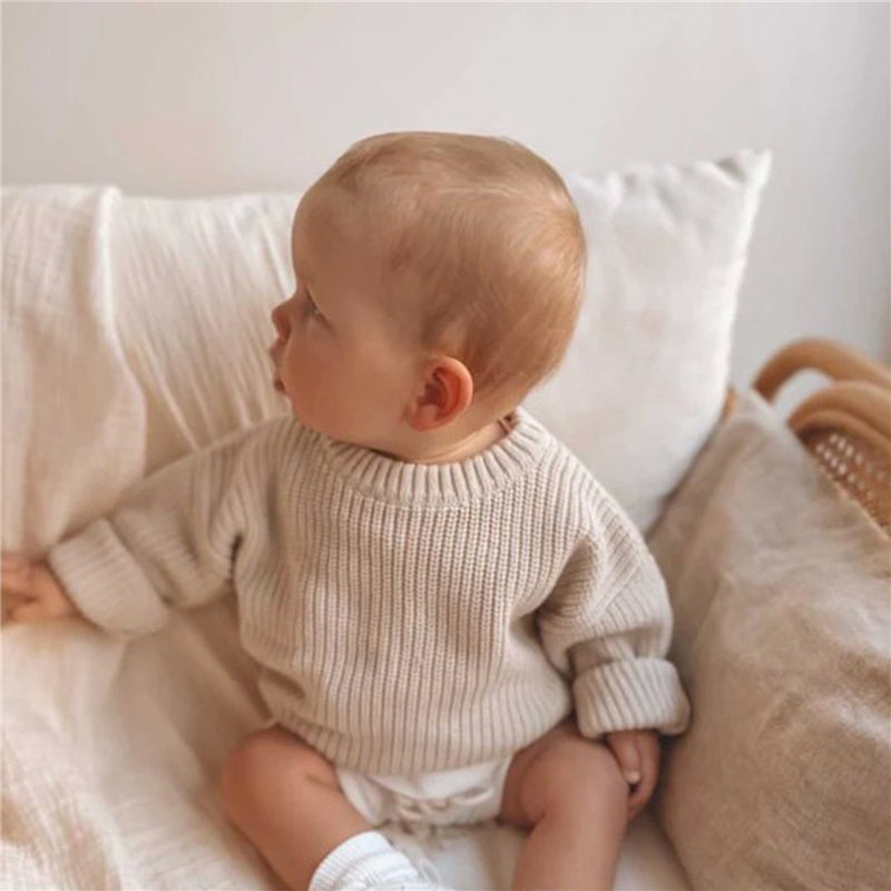 Baby & Toddler Soft Knit Pullover Sweater