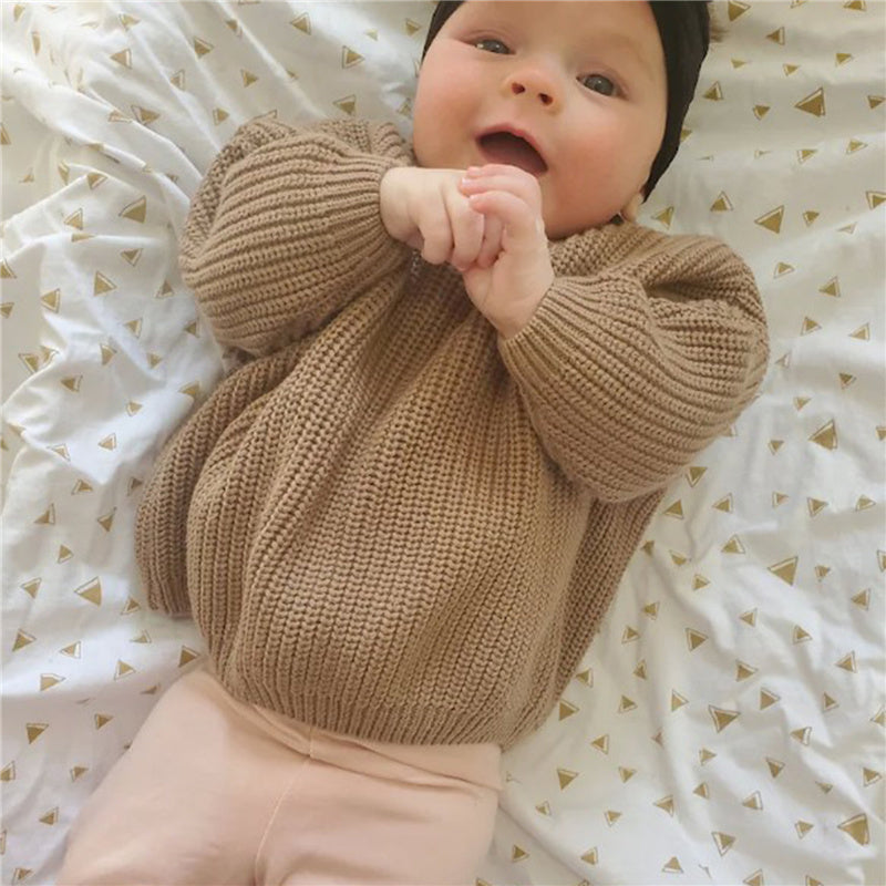 Baby & Toddler Soft Knit Pullover Sweater