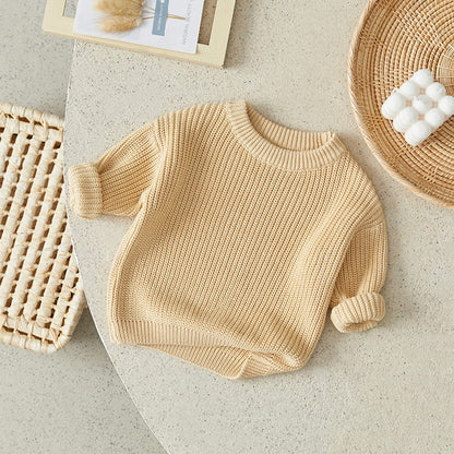 Baby & Toddler Soft Knit Pullover Sweater
