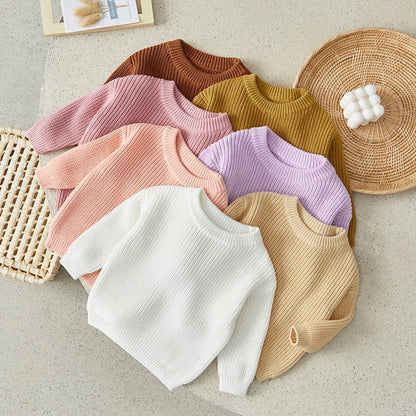Baby & Toddler Soft Knit Pullover Sweater