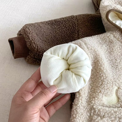 Baby & Toddler Teddy Fleece Hooded Jacket