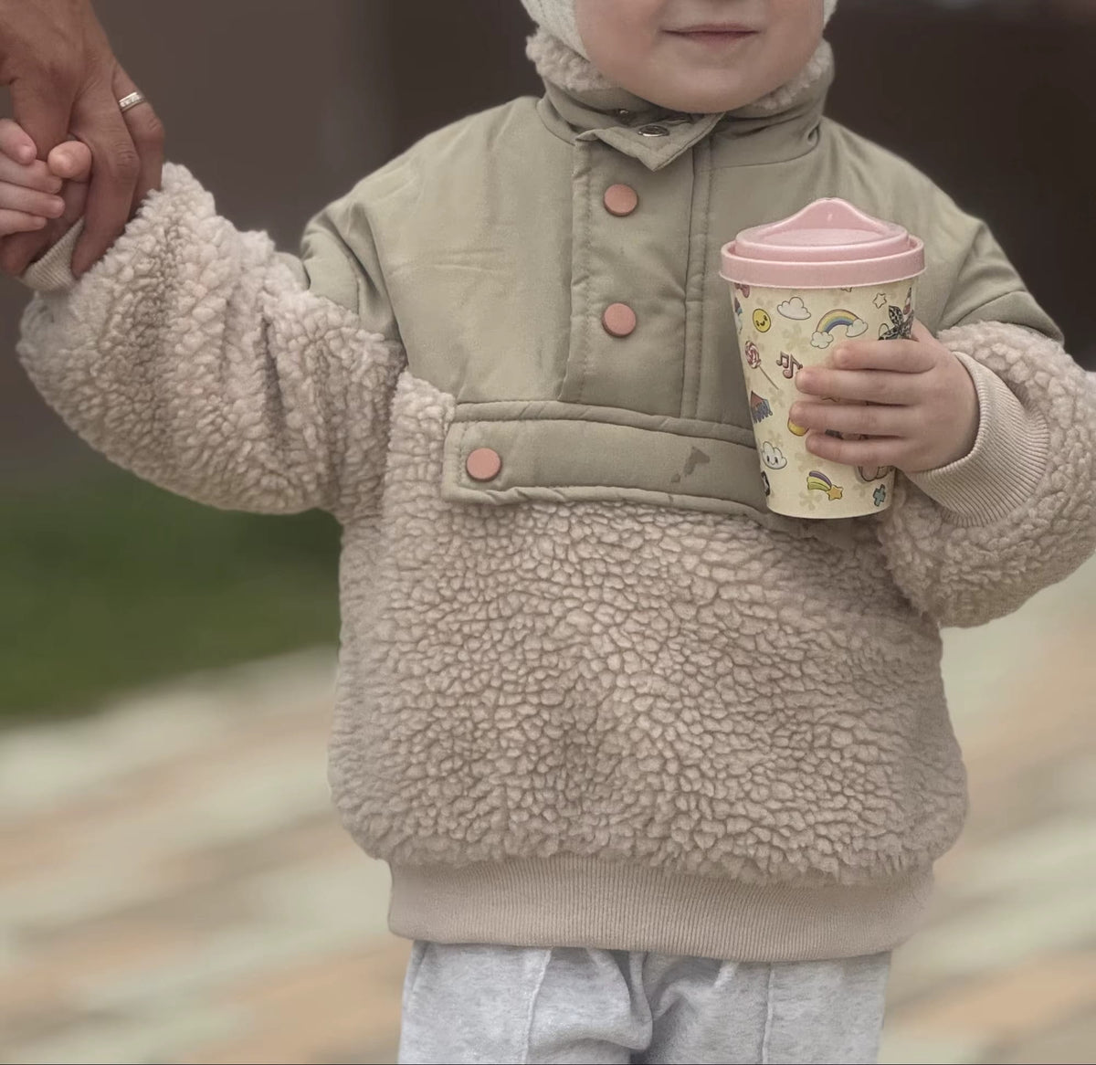 Baby & Toddler Teddy Fleece Winter Jacket