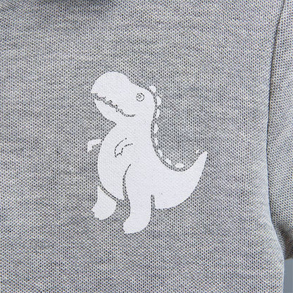 Boys Dinosaur Polo Shorts Set