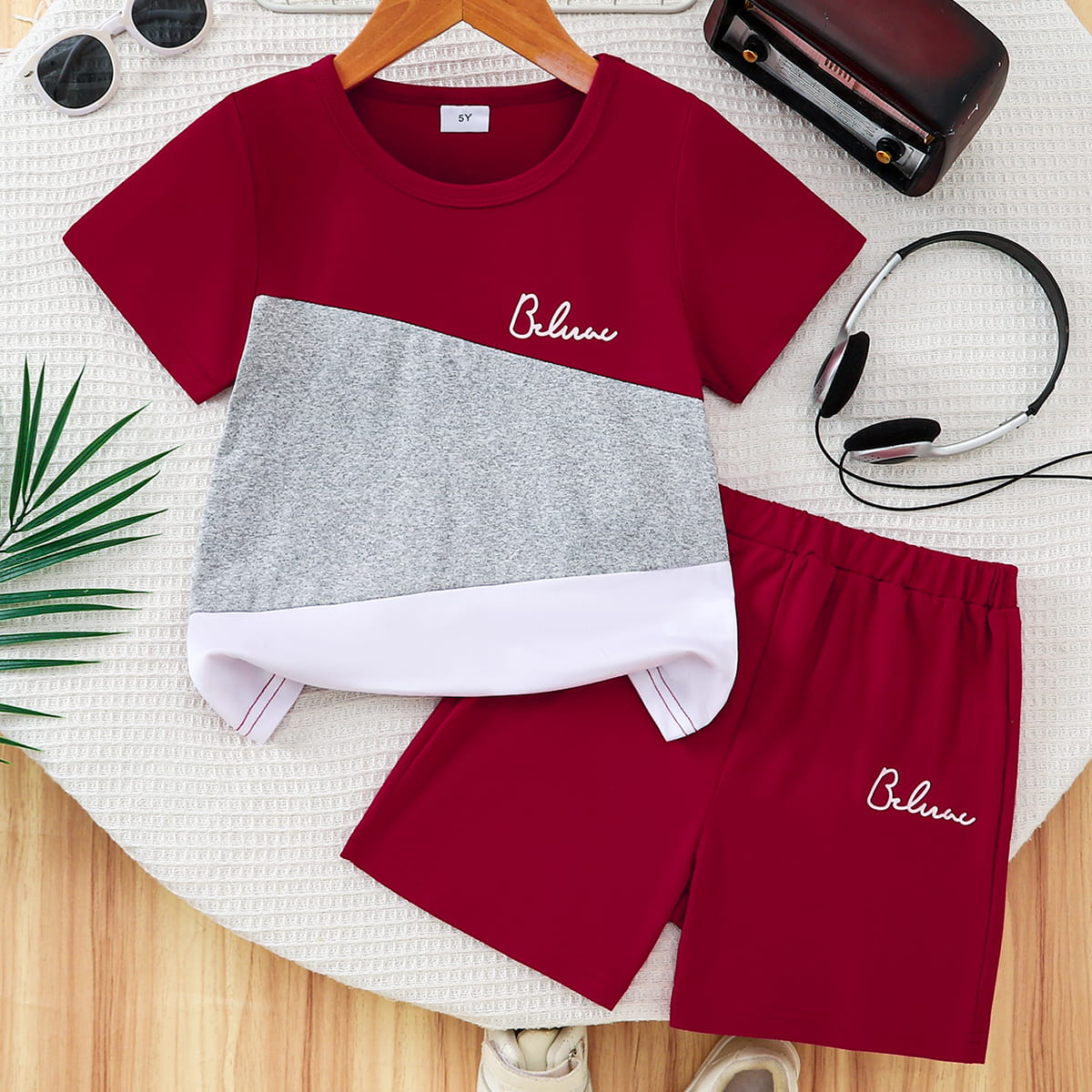 Boys Summer Shorts Set – Lightweight 2-Piece Outfit for Everyday Play