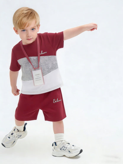 Boys Summer Shorts Set – Lightweight 2-Piece Outfit for Everyday Play