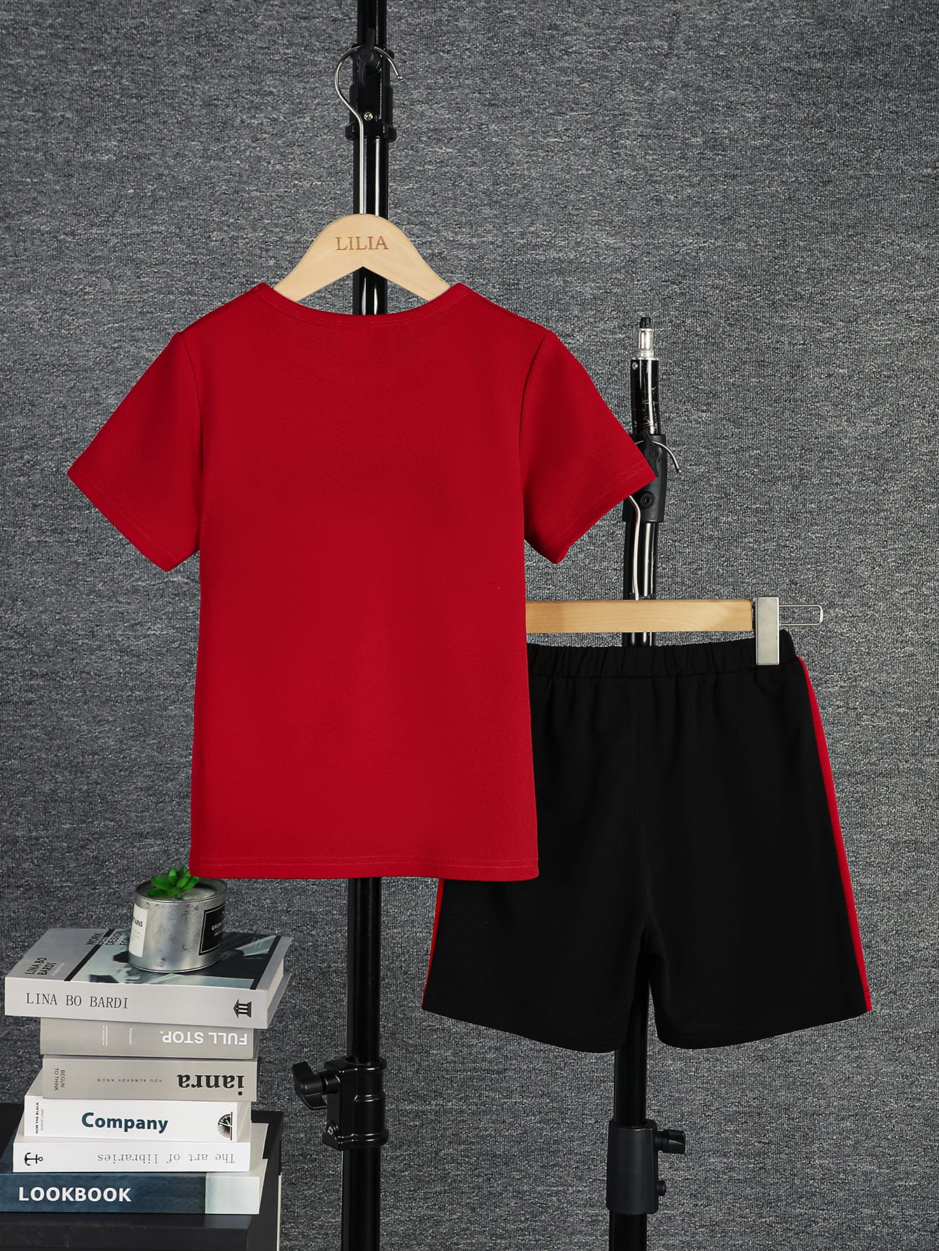 Boys Two-Tone Shirt & Shorts Set