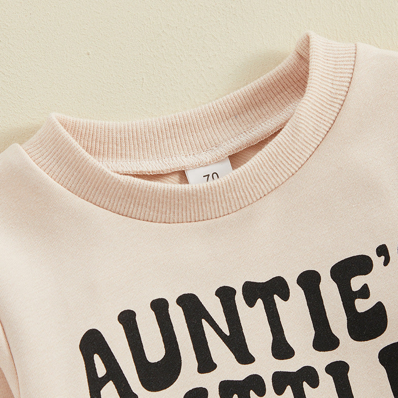 “Auntie’s Little Bestie” Two-Piece Shirt & Pants Set
