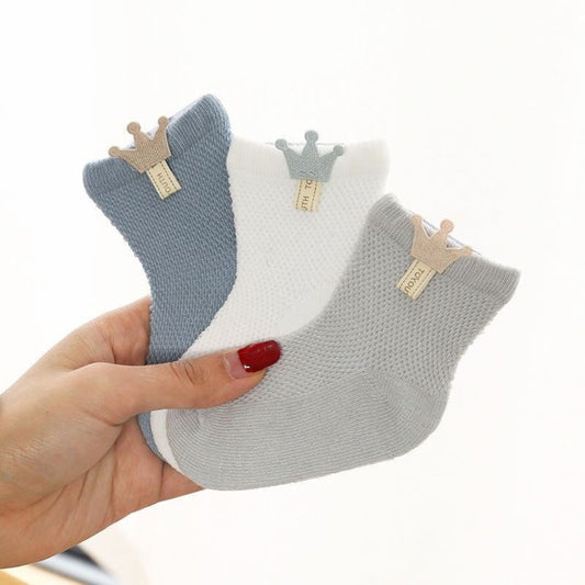 Cute Thin Cotton Baby Socks – Breathable Design