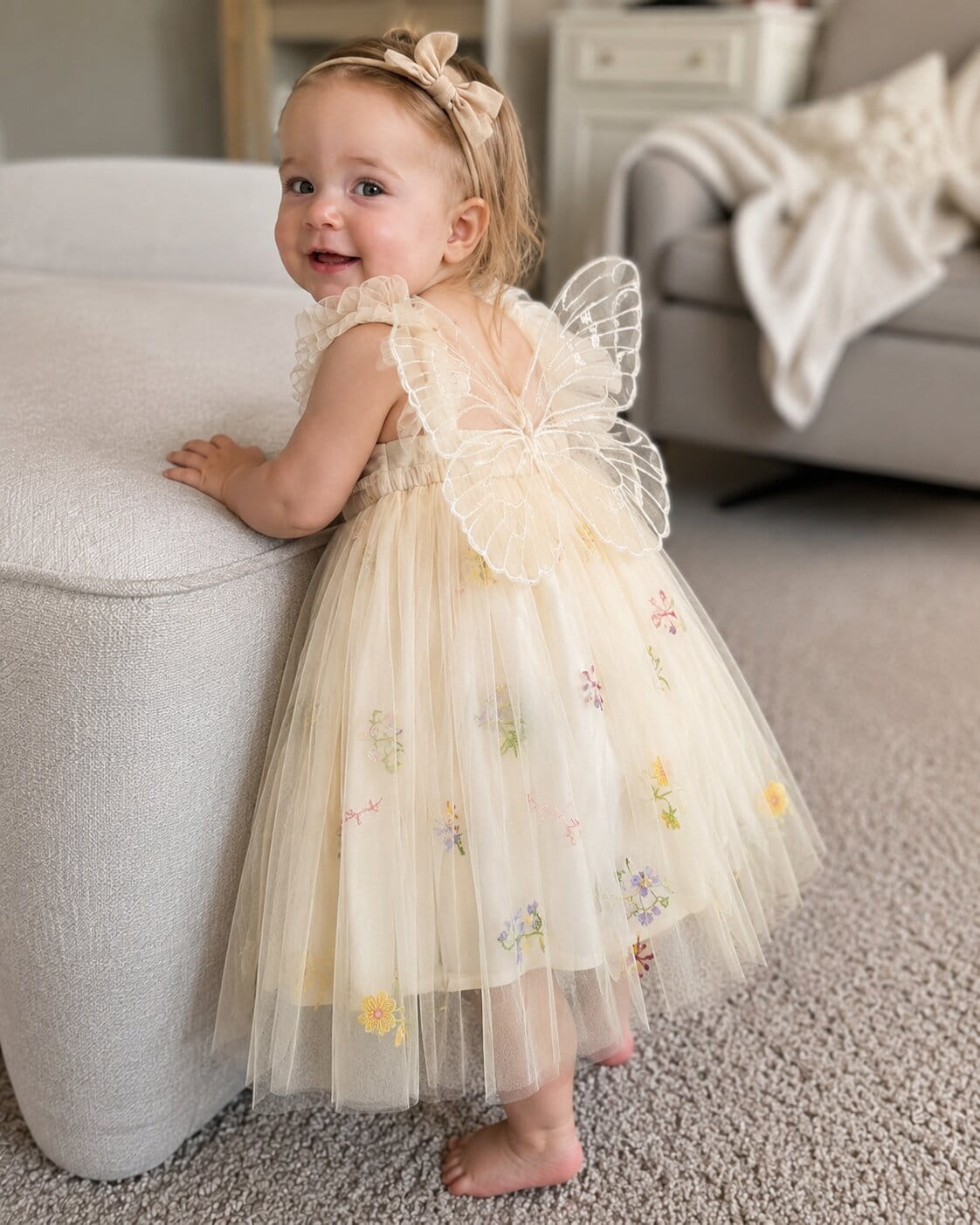 Girls Butterfly Fairy Dress – Elegant, Magical & Made for Special Moments