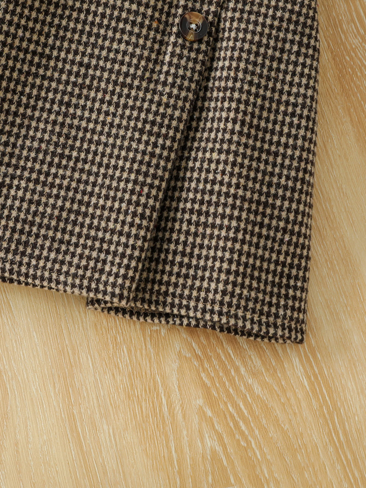 Girls Plaid Pinafore Dress Set
