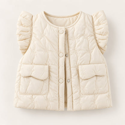 Girls Quilted Puffer Vest