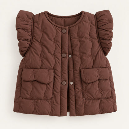 Girls Quilted Puffer Vest
