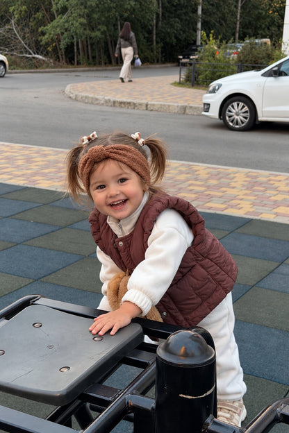 Girls Quilted Puffer Vest