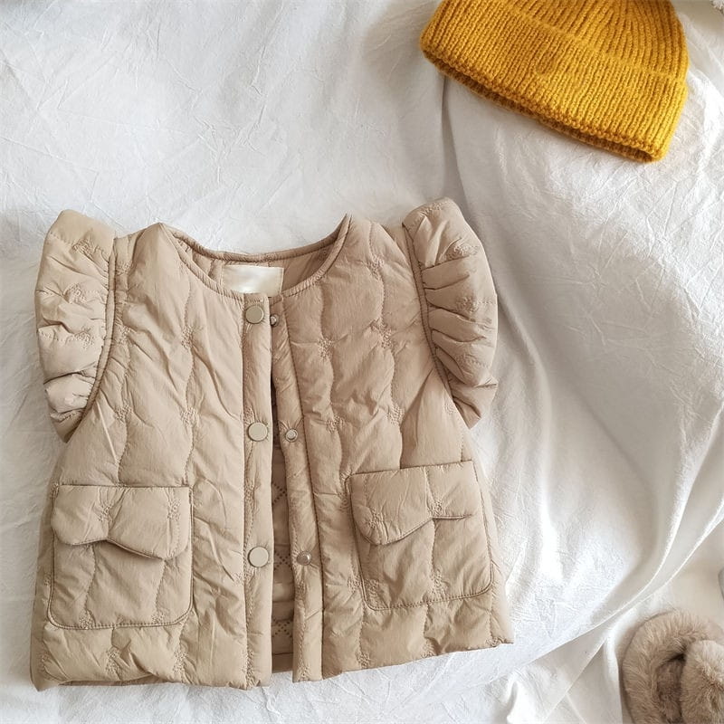 Girls Quilted Puffer Vest