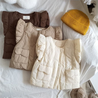 Girls Quilted Puffer Vest