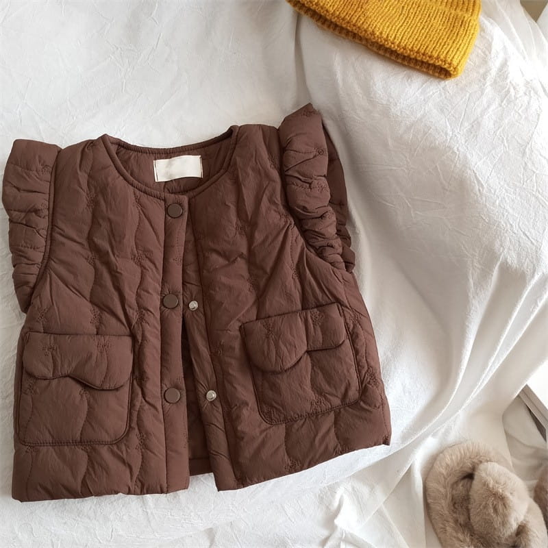 Girls Quilted Puffer Vest