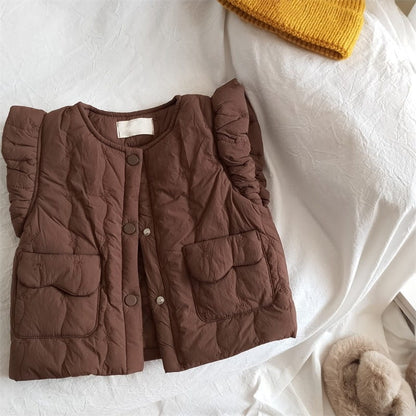 Girls Quilted Puffer Vest