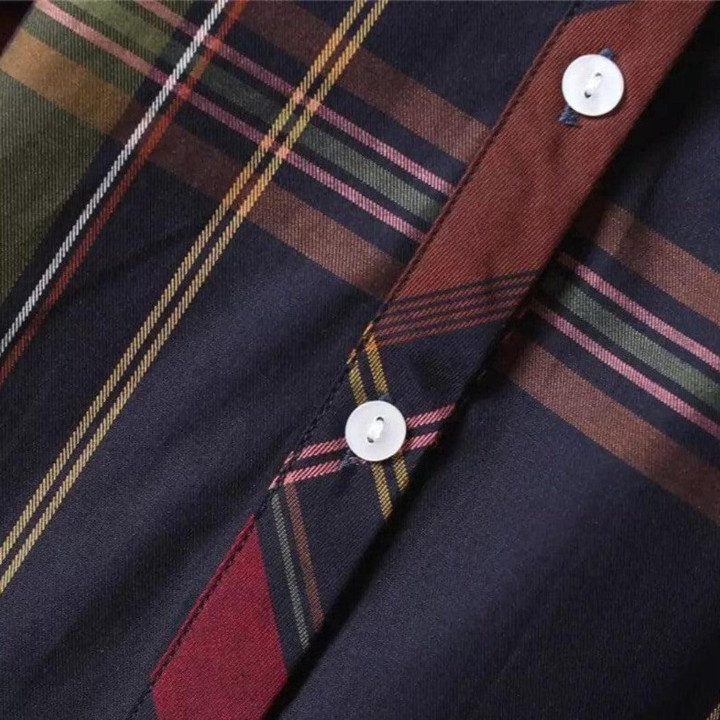 Girls Scottish Plaid Dress