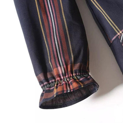 Girls Scottish Plaid Dress