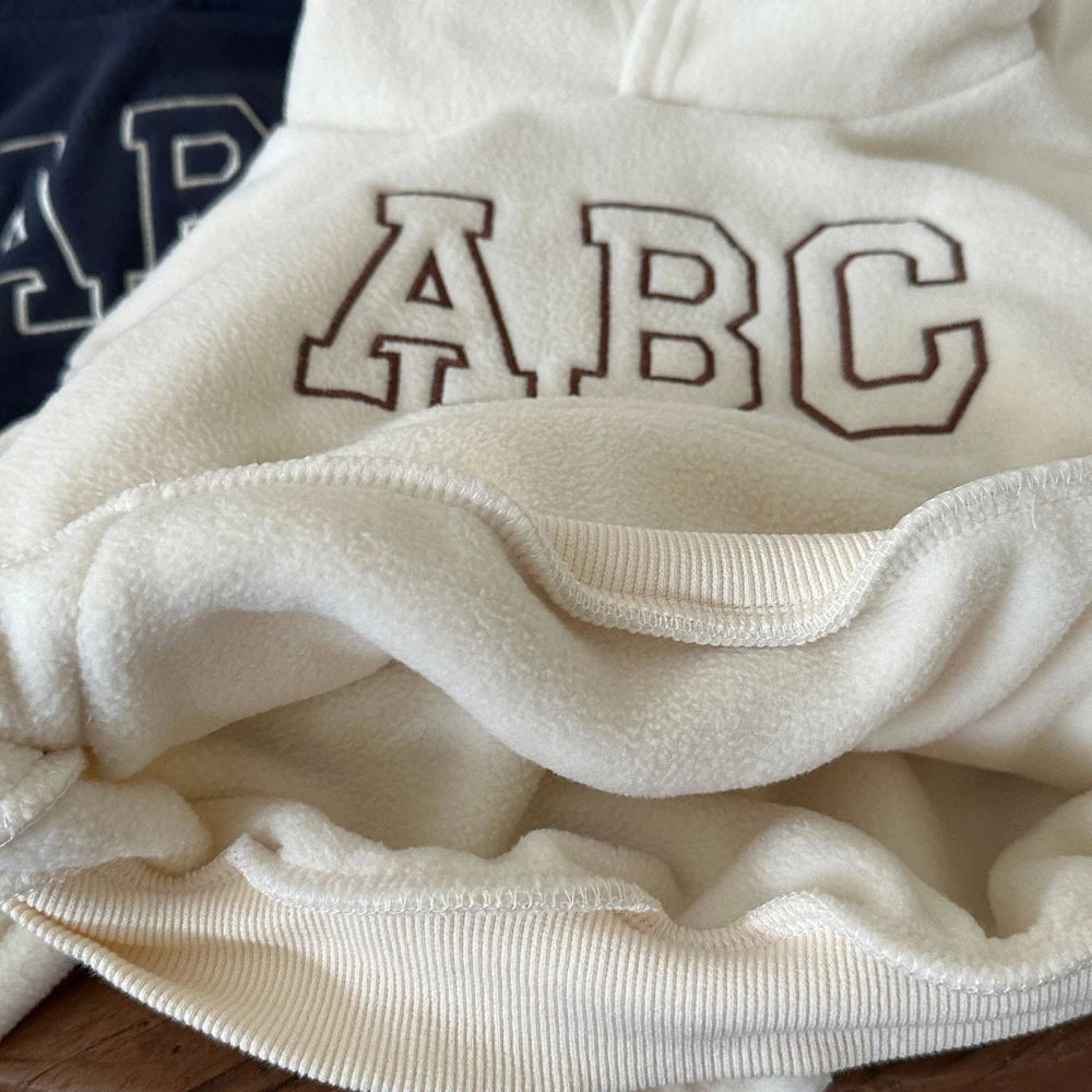 Kids ABC Fleece Hoodie & Jogger Set