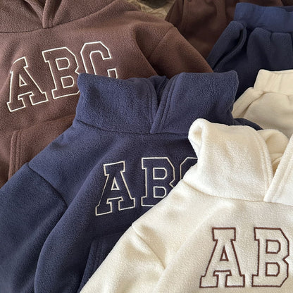 Kids ABC Fleece Hoodie & Jogger Set