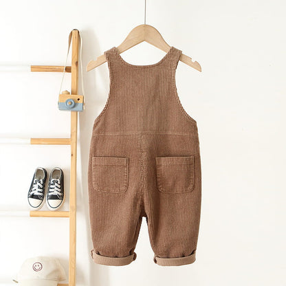 Kids Corduroy Heart Overall