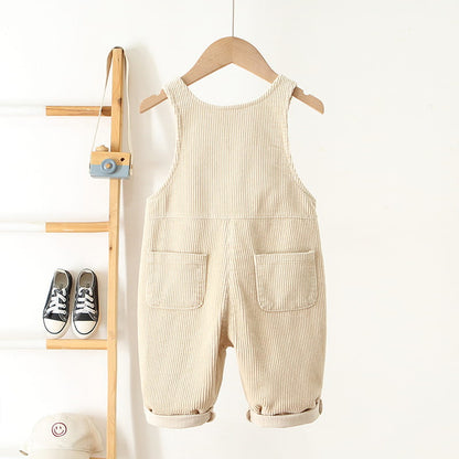 Kids Corduroy Heart Overall