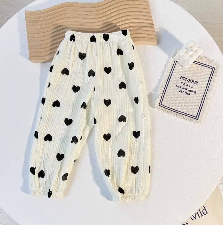 Kids Cotton Anti-Mosquito Summer Trousers