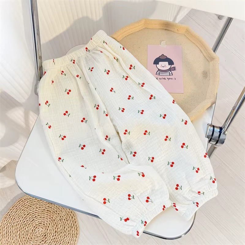Kids Cotton Anti-Mosquito Summer Trousers