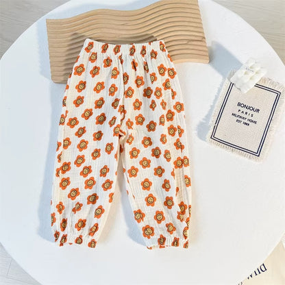 Kids Cotton Anti-Mosquito Summer Trousers