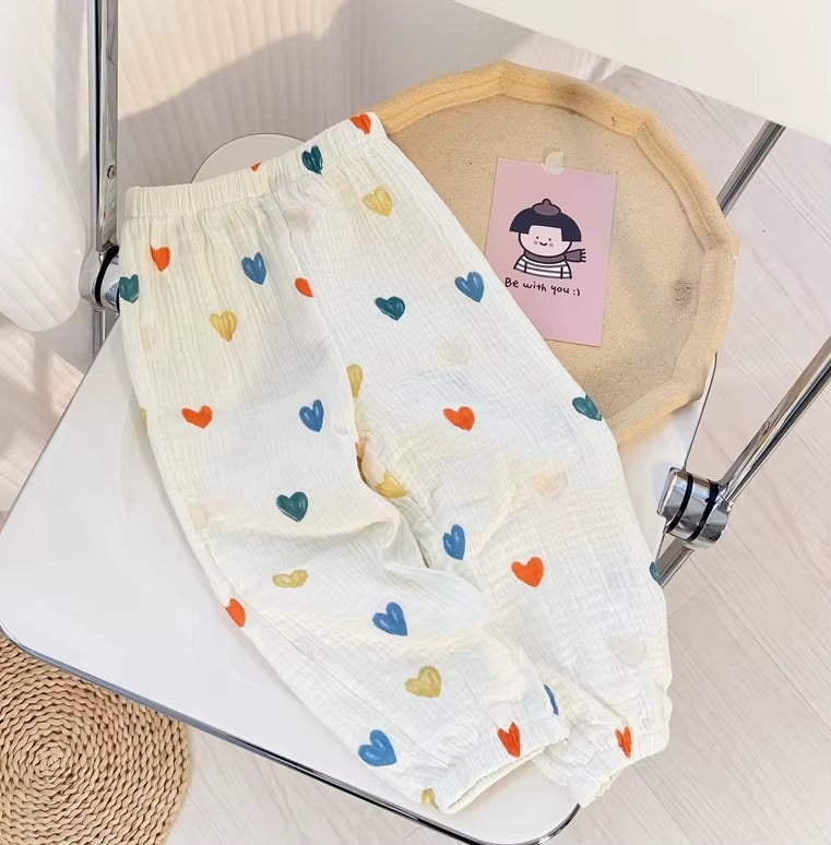 Kids Cotton Anti-Mosquito Summer Trousers