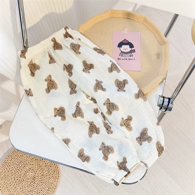 Kids Cotton Anti-Mosquito Summer Trousers