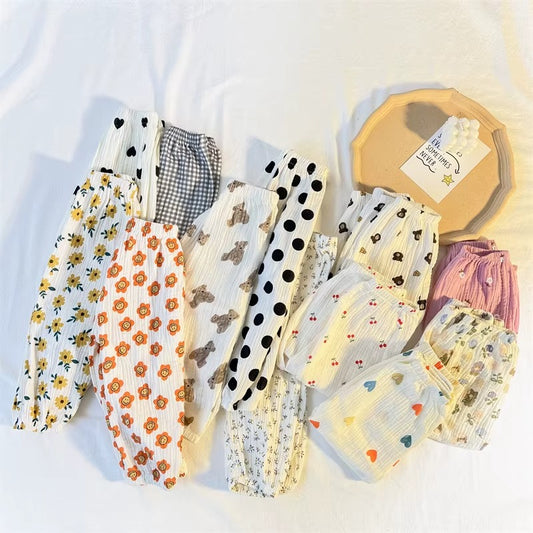 Kids Cotton Anti-Mosquito Summer Trousers
