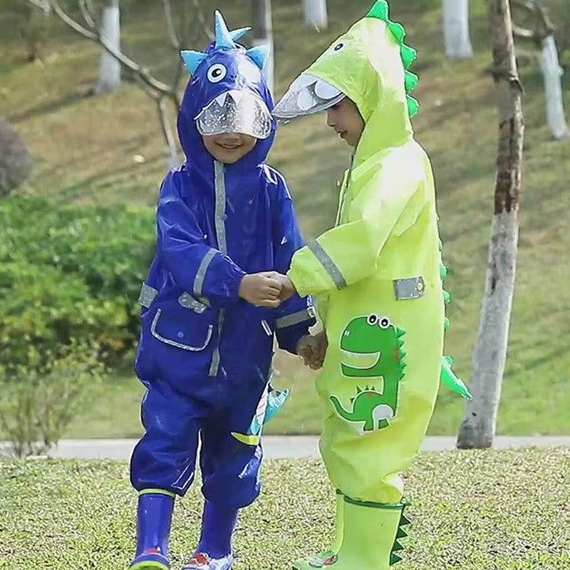 Kids Dinosaur Rain Suit